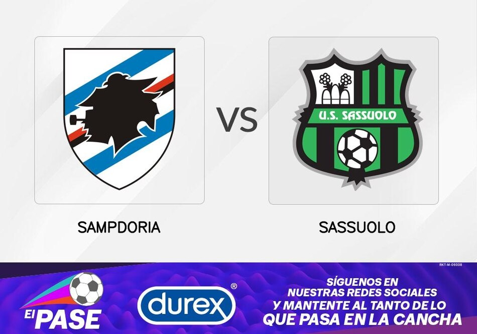 Sassuolo vs. Sampdoria: hora de volver a verse en el campo