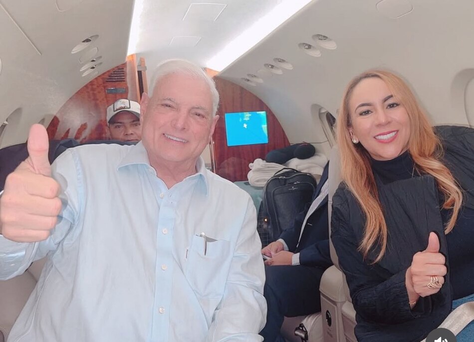 Ricardo Martinelli abandona la embajada de Nicaragua y llega a Colombia; ‘Feliz y contento’, dijo