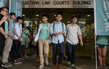 Hong Kong declara culpables a tres activistas pro democracia