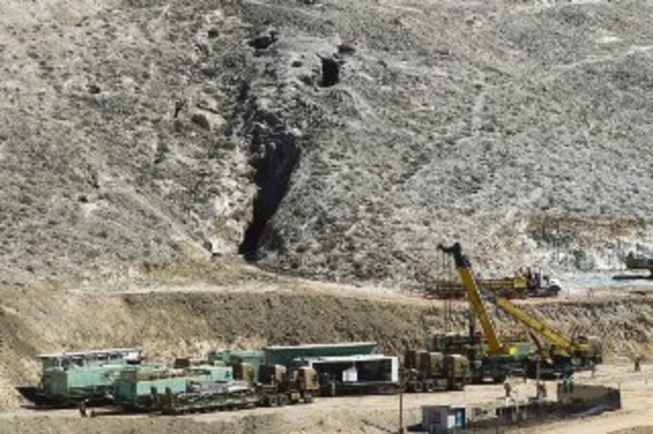 Tercera perforadora para rescate en Chile