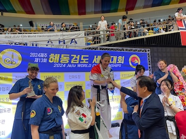 Cristina Peralta, la historia de la panameña que triunfó en el Mundial de Espada Coreana