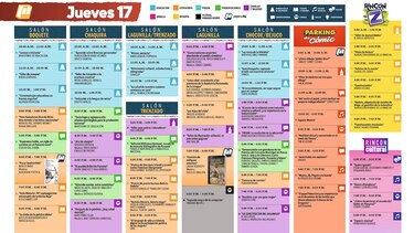 Algunos eventos en la Feria del Libro 2023 para este jueves 17 de agosto