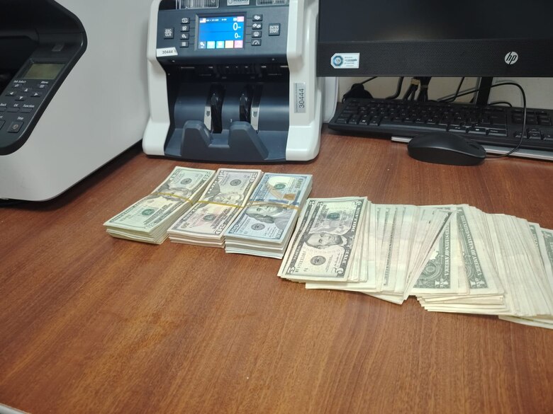 En la ruta del ‘cash’ ilícito: decomisan casi un millón de dólares en lo que va de 2025