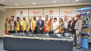 Fundación CWP recibe contribución de equipos electrónicos