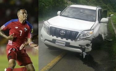 Blas Pérez sale ileso tras accidente de tránsito