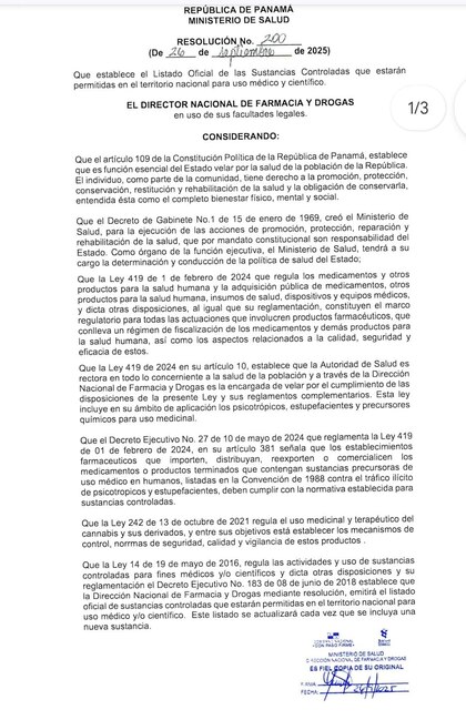 Minsa incluye el cannabis medicinal en la lista de sustancias controladas