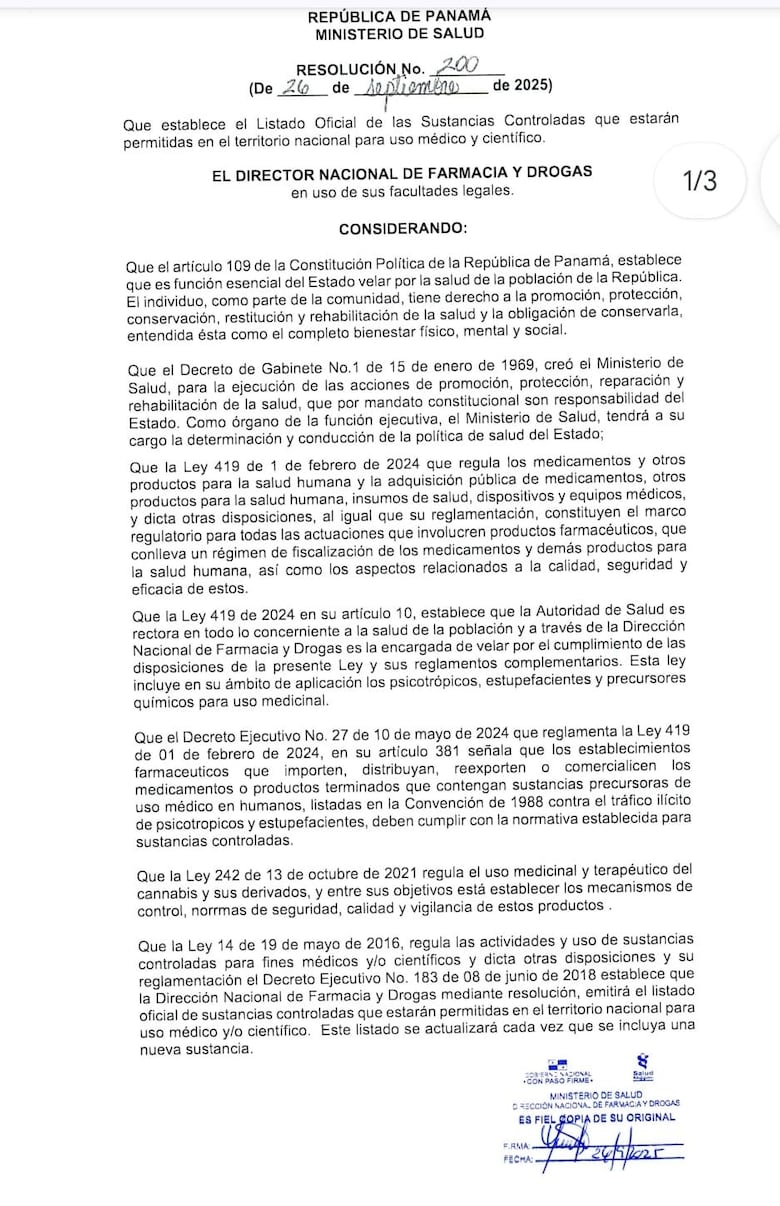 Minsa incluye el cannabis medicinal en la lista de sustancias controladas