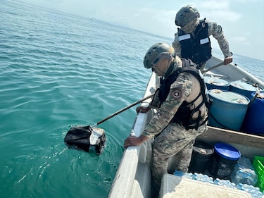 Servicio Aeronaval ha decomisado 15 toneladas de droga este 2026; ubican paquetes flotando en Chimán