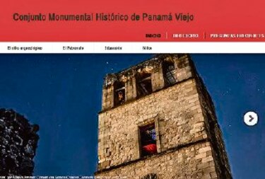 Panamá Viejo tiene nueva web