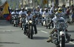 Motociclistas rinden homenaje a militares heridos
