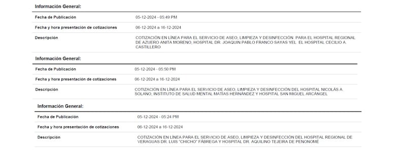 El Minsa evalúa oferta de Hombres de Blanco, a pesar de sus antecedentes en Tocumen, S.A.