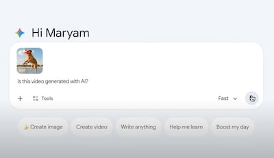 Gemini identifica los vídeos generados por la IA de Google