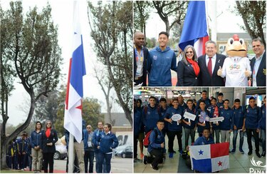 Izan bandera panameña en Juegos Sudamericanos de la Juventud