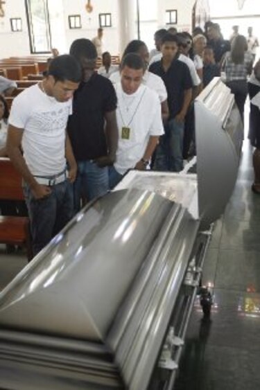 Dan el último adiós al futbolista Jonathan Rodríguez del Chepo