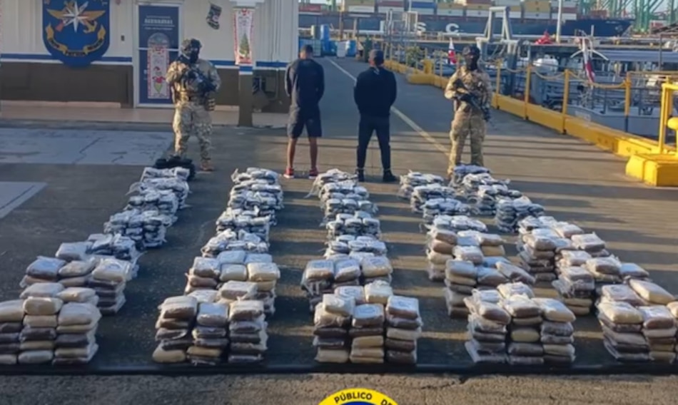 No era una nave cualquiera: transportaba 916 paquetes de drogas al sur de Punta Coco