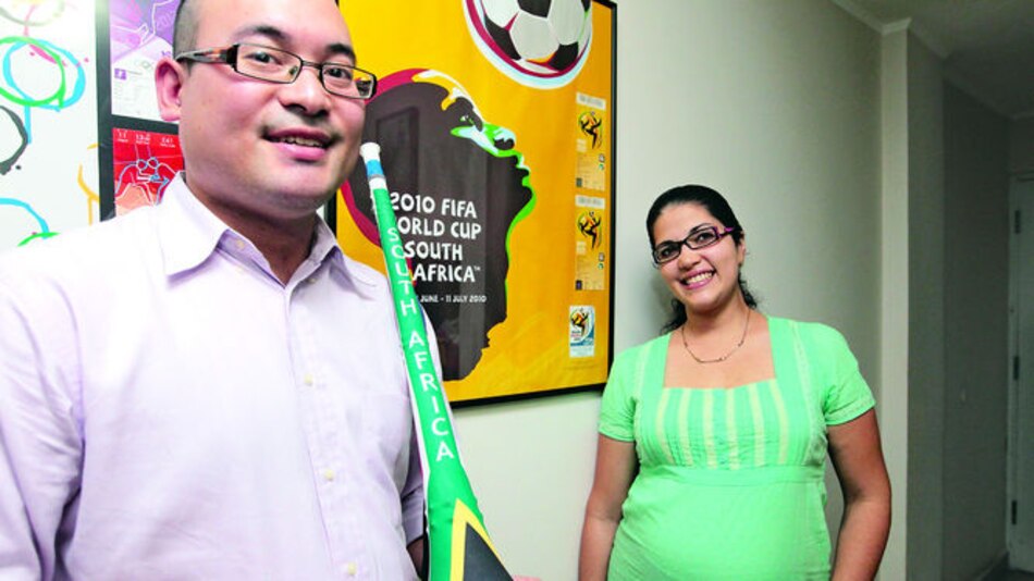 Una pareja de trotamundos