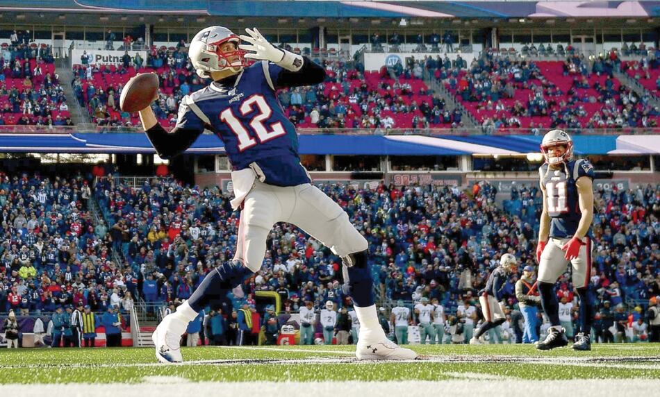 Tom Brady y sus Patriotas