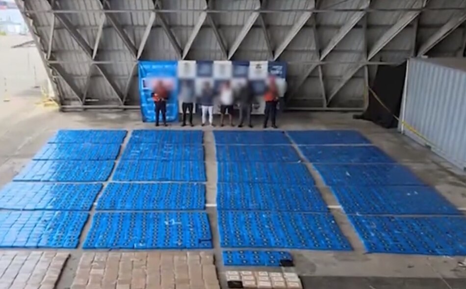 La Armada colombiana intercepta un submarino con más de dos toneladas de cocaína a bordo