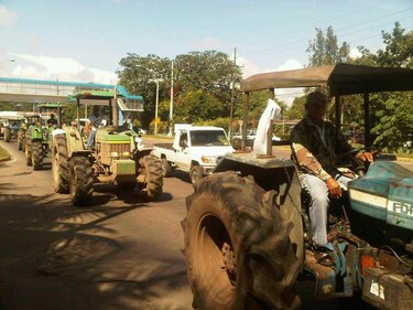Productores se manifiestan en David