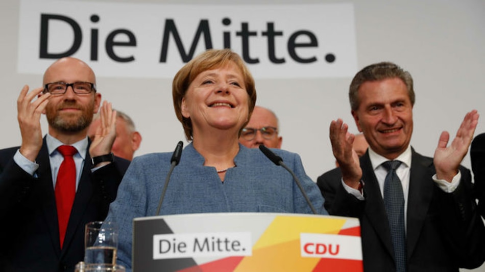 El bloque de Merkel, en primer lugar de elecciones alemanas