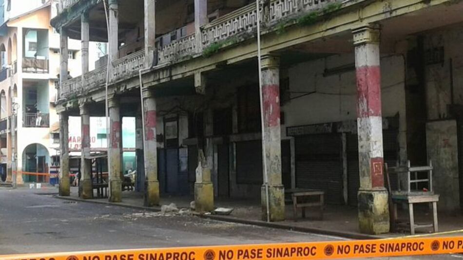 Colón: Atienden colapso en la casa Wilcox