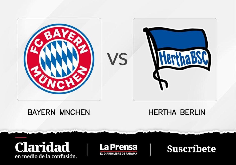 Bayern de Múnich anhela sumar otra victoria en el encuentro con Hertha Berlín