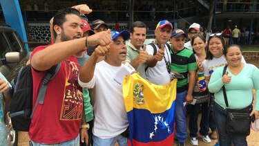 Venezolanos en Panamá: '¿Qué queremos? ¡Libertad!'