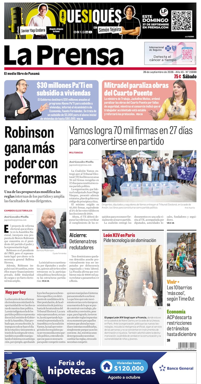 Portadas La Prensa