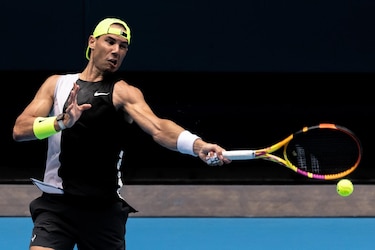Nadal llega con el objetivo de ganar el Abierto de Australia