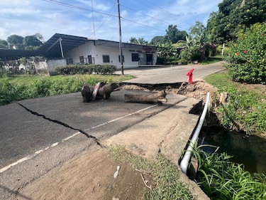 Cierran puente La Primavera en Chepo por daños estructurales graves