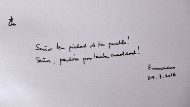 El dolor silencioso del papa Francisco en Auschwitz