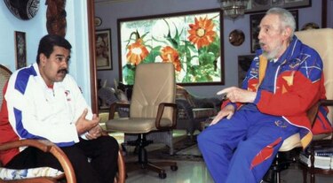 Publican fotos del encuentro entre Fidel Castro y Nicolás Maduro en La Habana