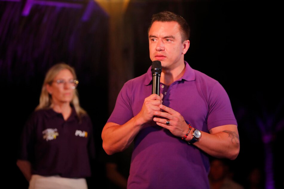 Noboa logra rotunda reelección como presidente de Ecuador, pero González denuncia ‘fraude’