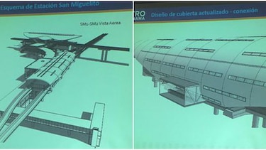 Así quedaría la estación del Metro en San Miguelito con la línea 2