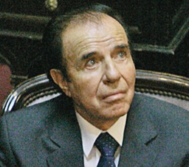 Confirman condena contra expresidente de Argentina Carlos Menem