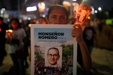 Conmemoran en El Salvador el 46 aniversario del asesinato de monseñor Romero