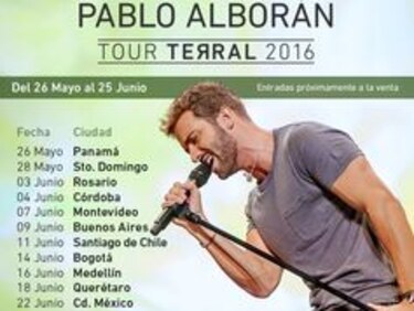 Pablo Alborán anuncia fechas para gira en América Latina