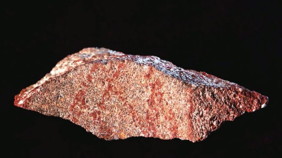 Hallan en Sudáfrica el dibujo más antiguo del mundo