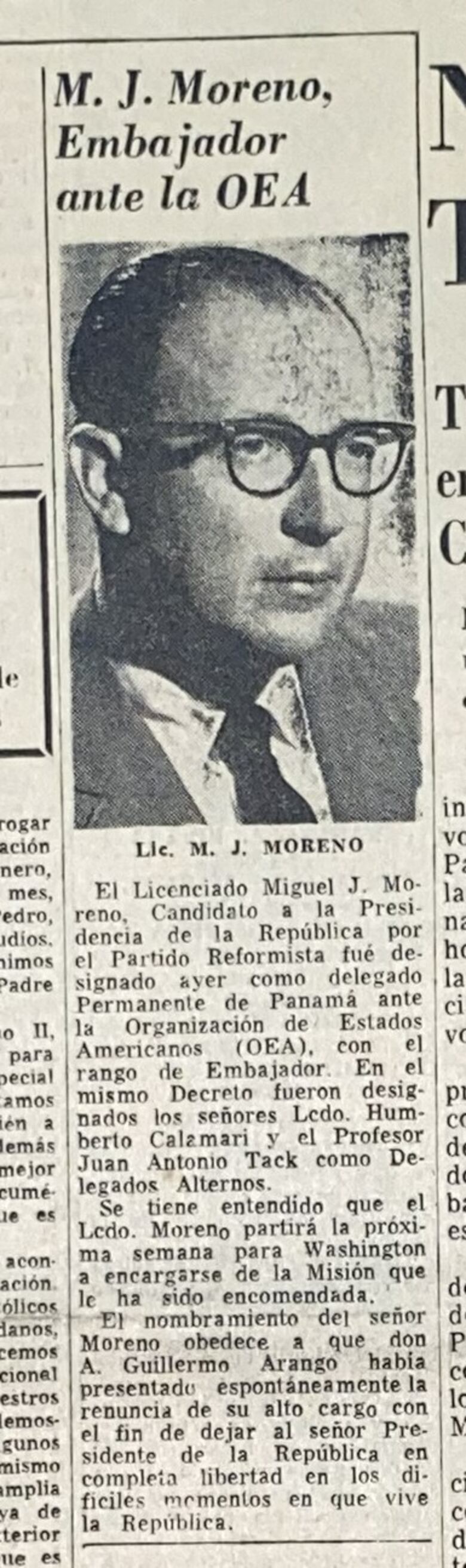 La lucha por un asta sin bandera: Declaración Moreno-Bunker