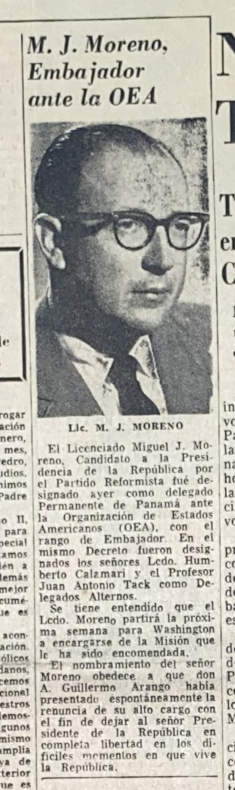 La lucha por un asta sin bandera: Declaración Moreno-Bunker
