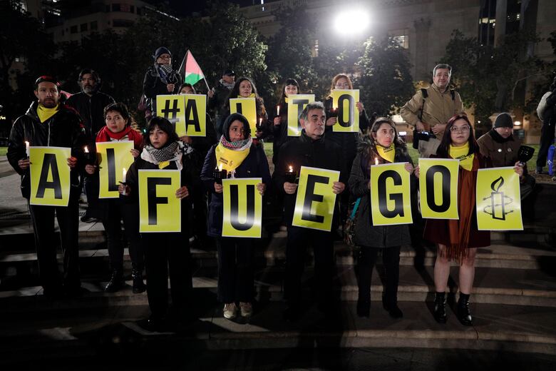 Universitarios chilenos insisten en romper relaciones con Israel con marchas y acampadas