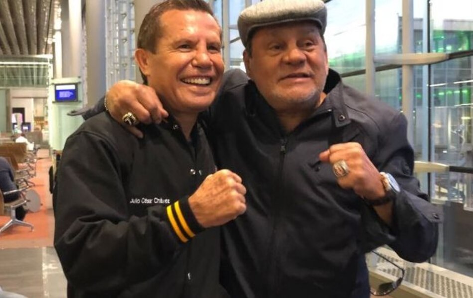 Durán y Chávez estuvieron cara a cara otra vez, pero muy felices