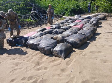 Senan decomisó cinco toneladas de drogas en el Archipiélago de Las Perlas