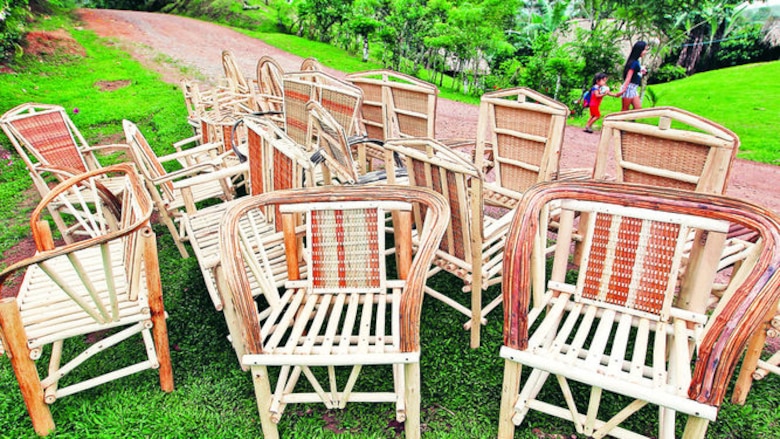 Arte, muebles y mimbre