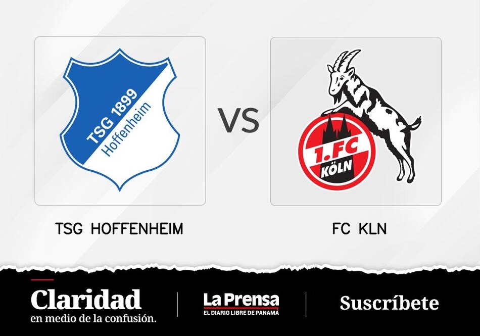FC Köln se mide con TSG Hoffenheim de local