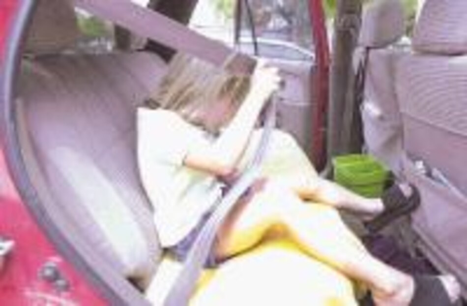 Desde su carro en Carnaval