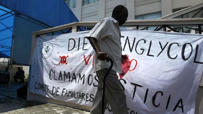 Afectados con dietilenglicol consideran insuficiente  indemnizaciones