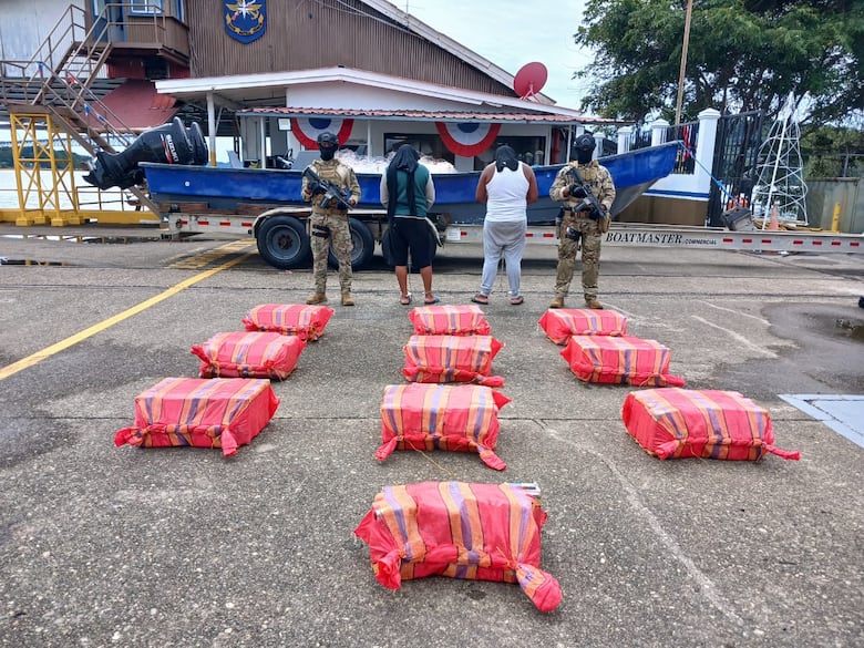 Senan decomisa 287 kilos de cocaína cerca de isla de Punta Coco
