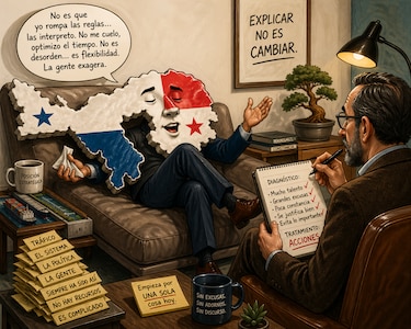 Panamá fue a terapia para dejar de justificarse