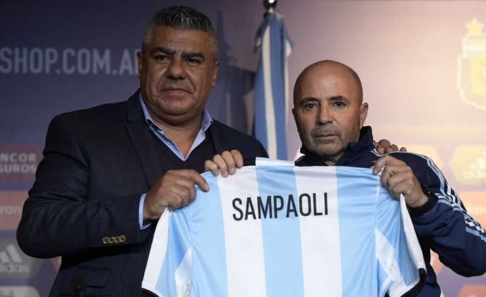 Jorge Sampaoli, presentado como nuevo técnico de Argentina